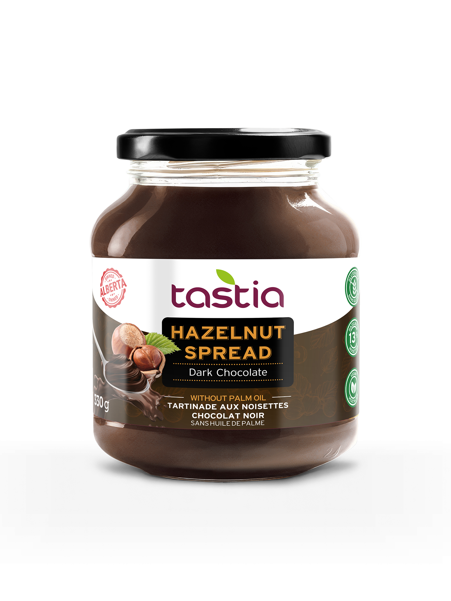 Tastia Dark Chocolate Hazelnut Spread
